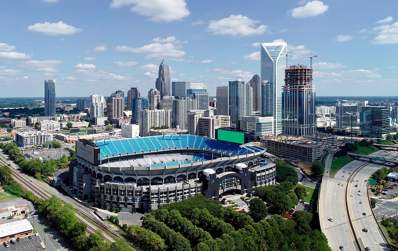 Uptown Charlotte city street