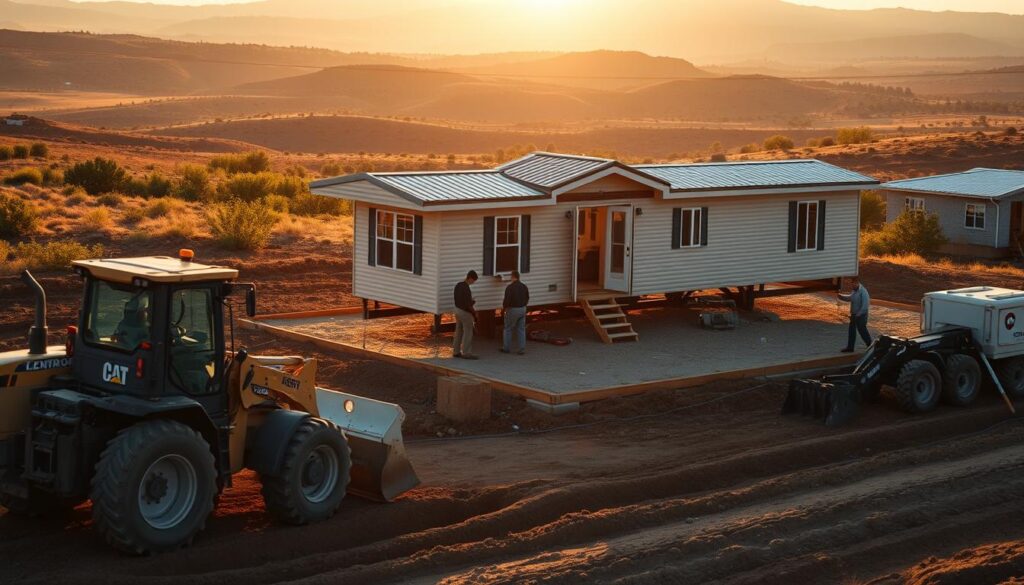 Mobile Home Site Preparation and Installation
