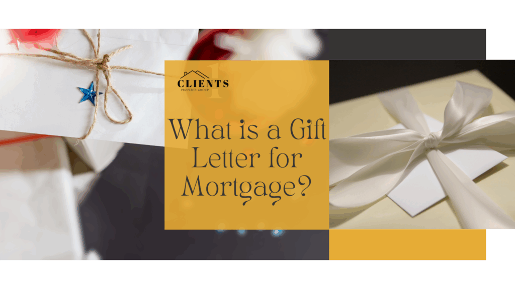 Gift boxes and a gift letter representing home buying insights from Clients 1st Property Group in Charlotte.