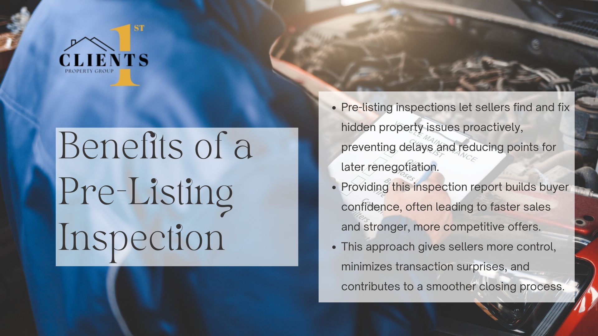 a home inspection is a critical step in buying or selling property