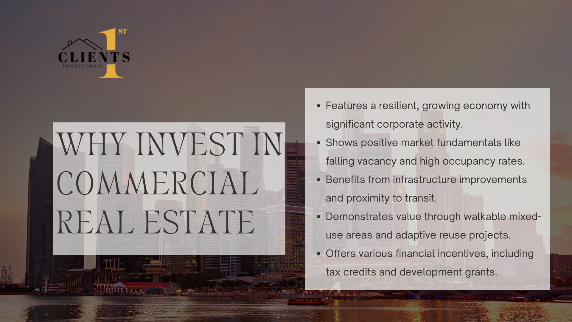 charlotte&rsquo;s dynamic economy and growing population make it a prime location for property ventures